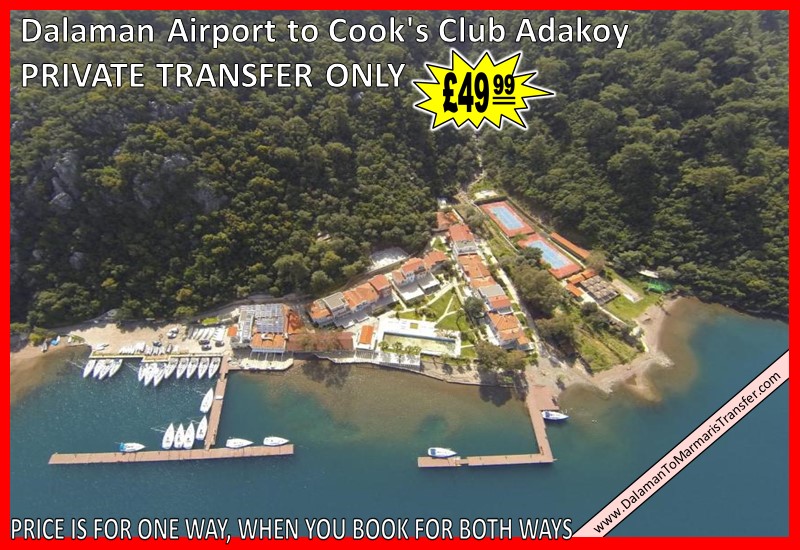 Dalaman Airport to Cook's Club Adakoy Marmaris Dalaman Airport to Cook's Club Adakoy Marmaris